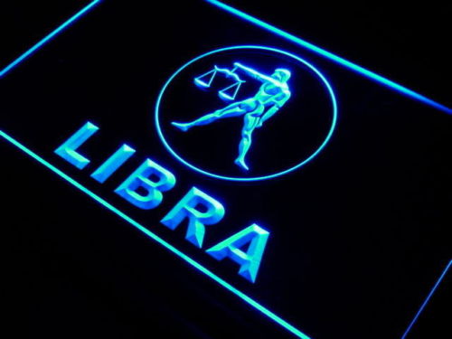 Libra Zodiac LED Light Sign